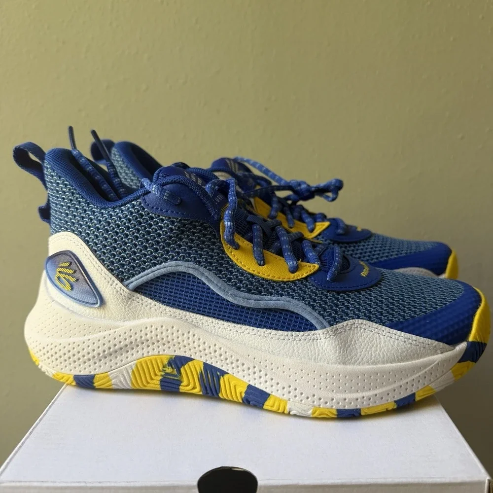 Under Armour Curry 3Z 24 Basketball Shoes Warrior Blue Mens Size 12.5